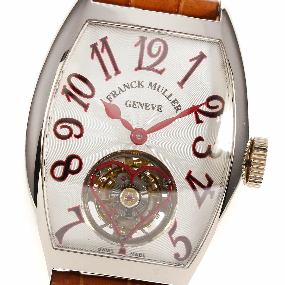 フランクミュラー FRANCK MULLER 3080T レディ トゥールビヨン オートマティック K18WG 手巻き レディース 良品 箱・保証書付き_683828【中古】のサムネイル