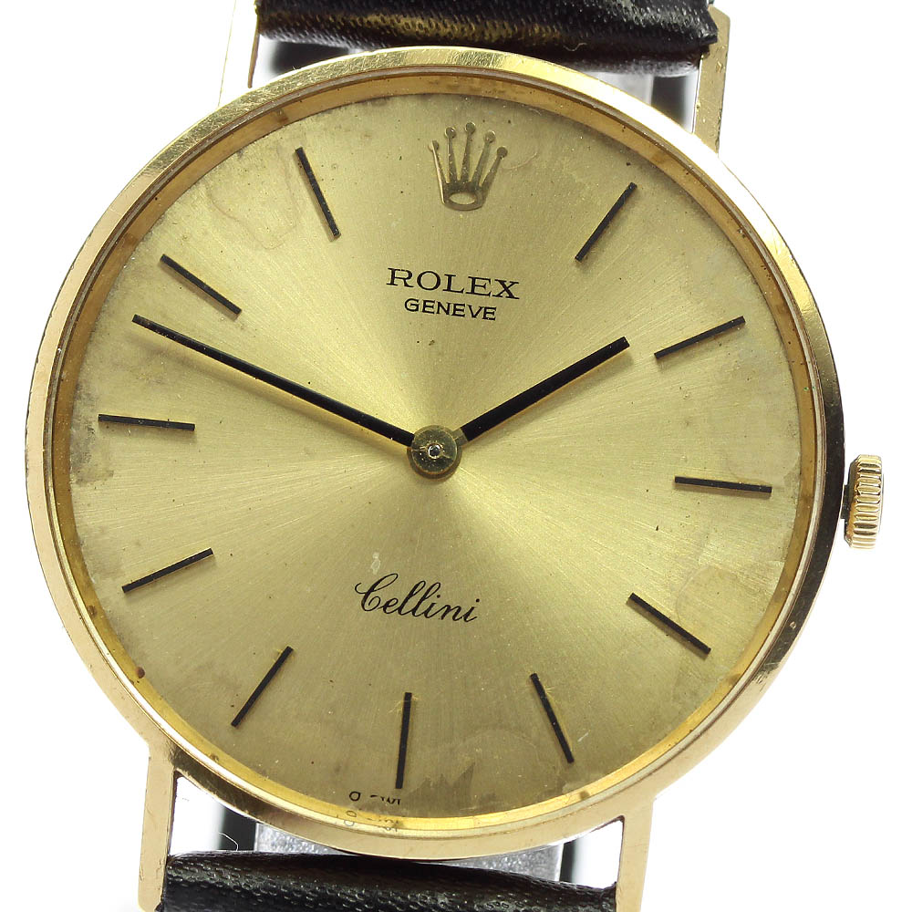 【ROLEX】ロレックス チェリーニ 3833 K18YG Cal.1600 手巻き メンズ【中古】