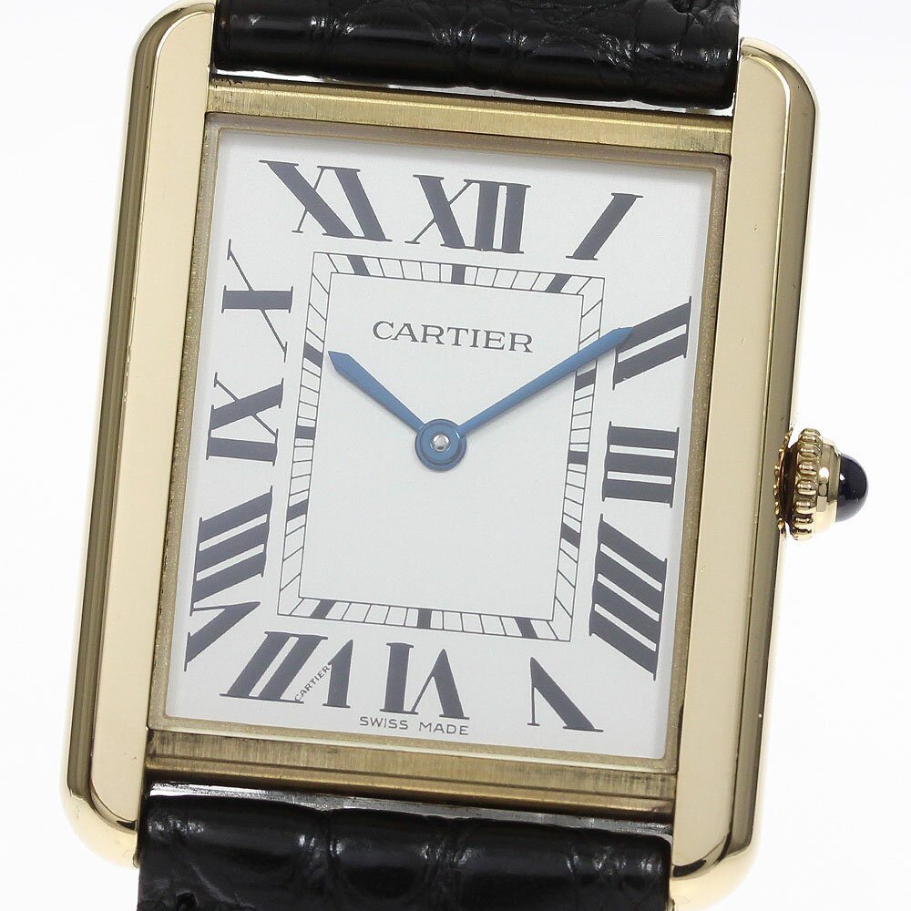 【CARTIER】カルティエ タンクソロ LM W1018855 クォーツ メンズ【中古】