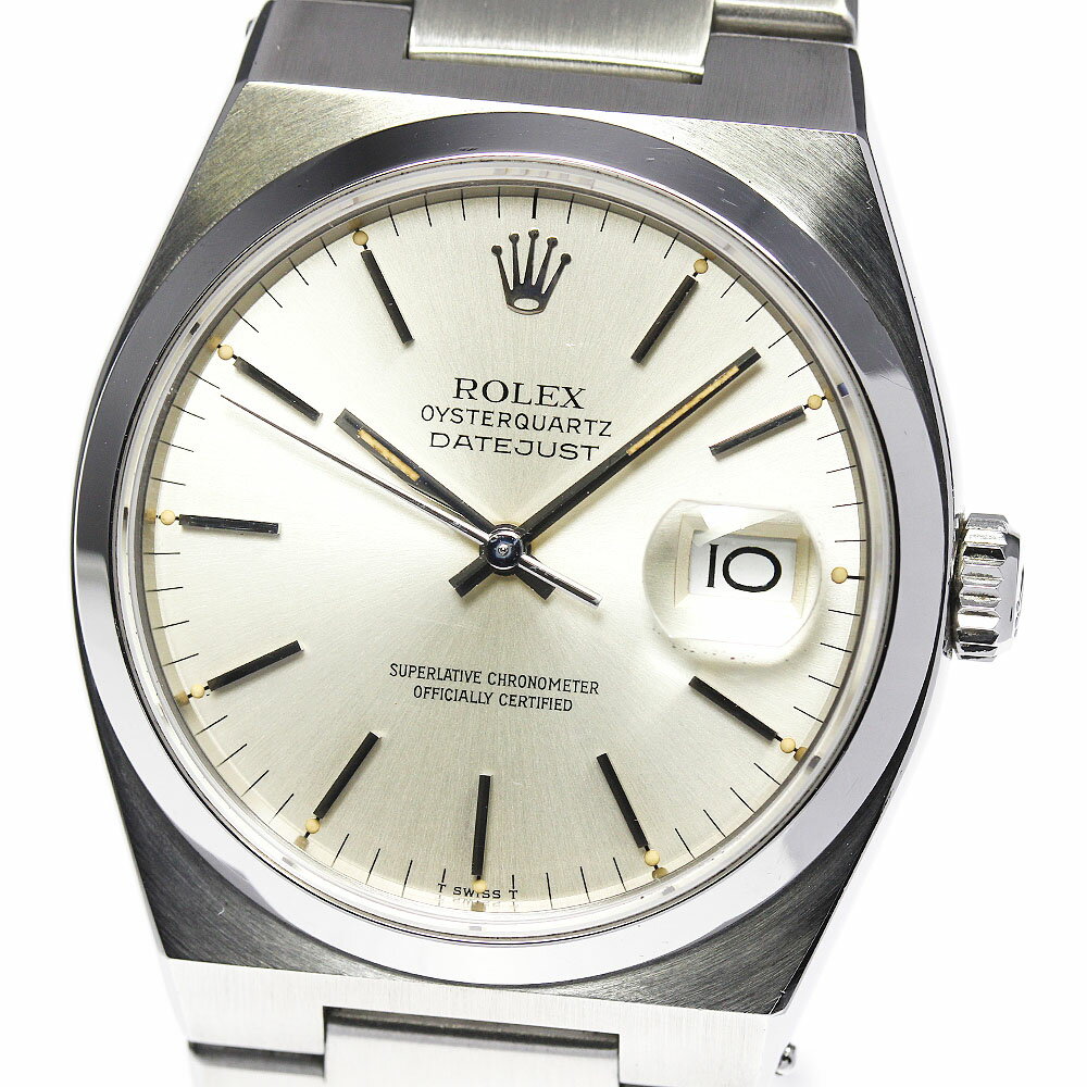 【ROLEX】ロレックス デイトジャスト オイスタークォーツ デイト 17000 クォーツ メンズ 【2210】【ev20】【中古】