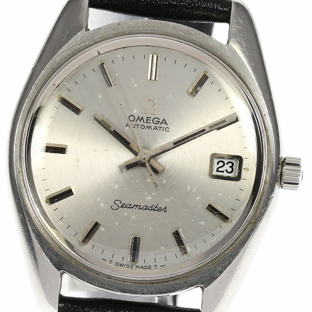 ☆訳あり【OMEGA】オメガ シーマスター Cal.565 デイト 36mm ヴィンテージ ref.166.067 自動巻き メンズ【ev20】【中古】