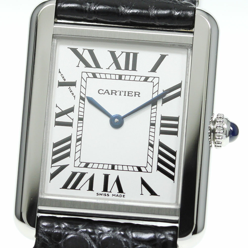 ☆美品【CARTIER】カルティエ タンクソロSM W1018255 クォーツ レディース【中古】