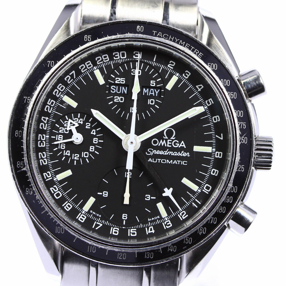 ★保証書付き【OMEGA】オメガ スピードマスター マーク40 コスモス トリプルカレンダー 3520.50 自動巻き メンズ_689447【中古】