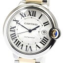 ☆良品【CARTIER】カルティエ バロンブルー LM W69009Z3 自動巻き メンズ_6991 ...