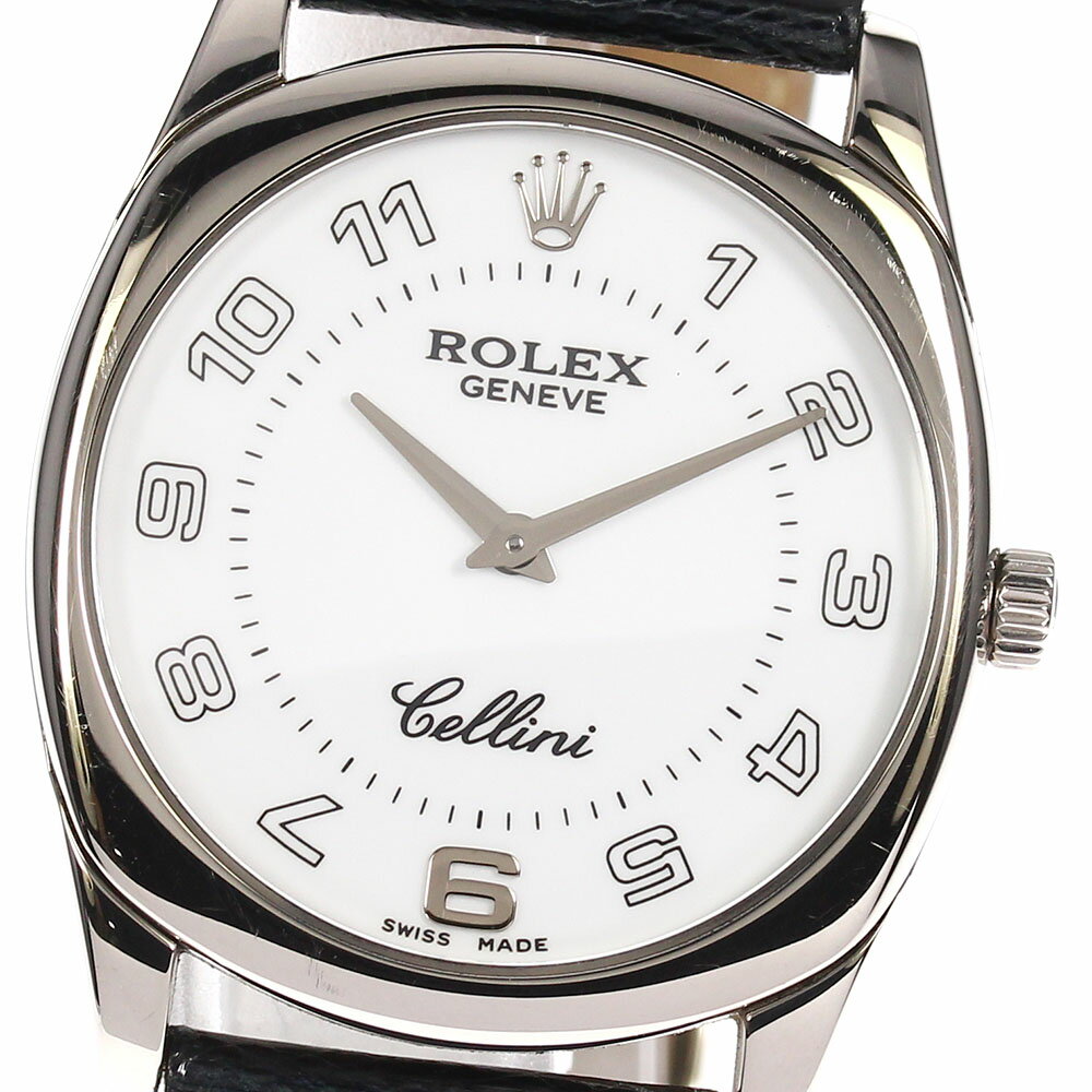 ★保証書付き【ROLEX】ロレックス チェリーニ ダナオス K18WG cal.1602 4233/9 手巻き メンズ_690273【中古】