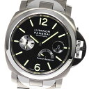 ☆良品★箱・保証書付き【PANERAI】パネライ ルミノール パワーリザーブ PAM00171 自動 ...