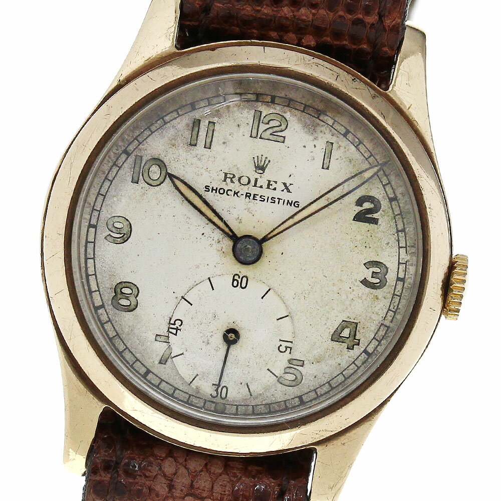 ロレックス ROLEX ref.12325 K9YG ヴィンテージ デニソンケース 手巻き メンズ _678496【ev20】【中古】