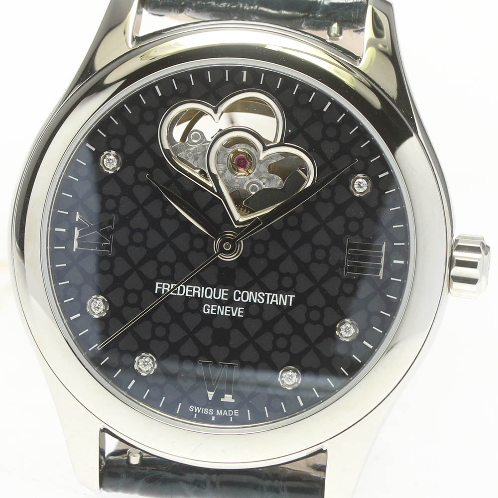 ☆未使用品★箱・保証書付き【FREDERIQUE CONSTANT】フレデリック・コンスタント 6Pダイヤ FC-310NDHB3B6 自動巻き レディース_684028【中古】