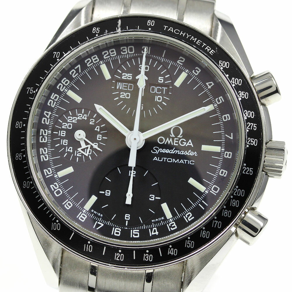 【OMEGA】オメガ スピードマスター マーク40 コスモス トリプルカレンダー 3520.50 自動巻き メンズ_698196【中古】