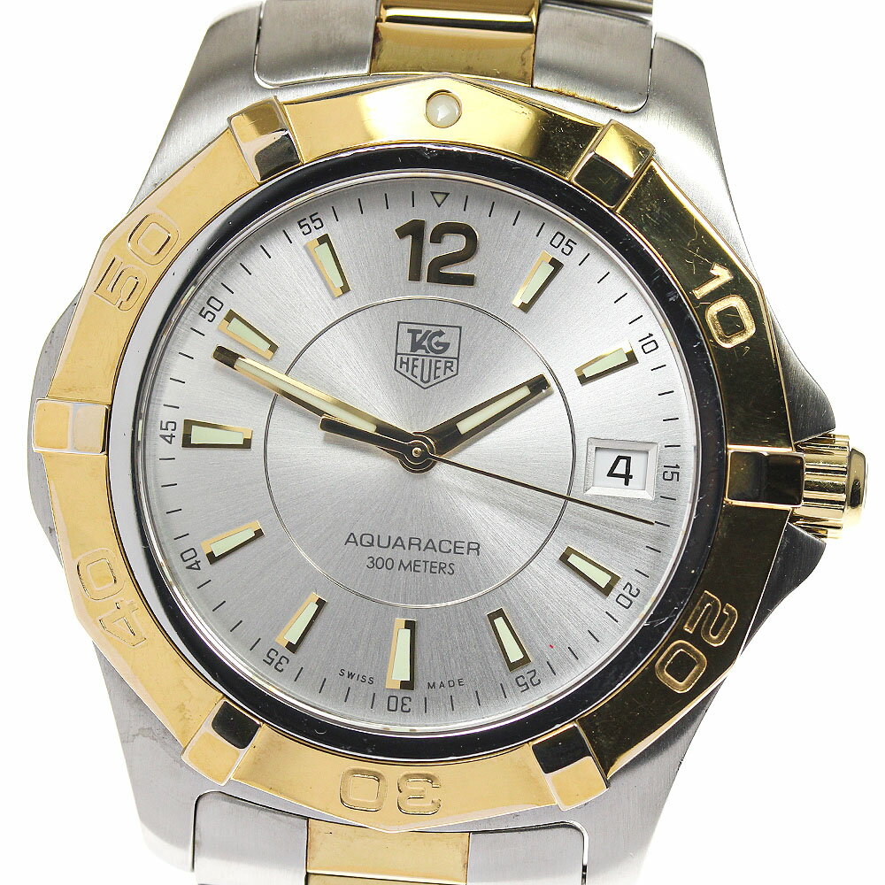 【TAG HEUER】タグホイヤー アクアレーサー デイト WAF1120/BB0807 クォーツ  ...