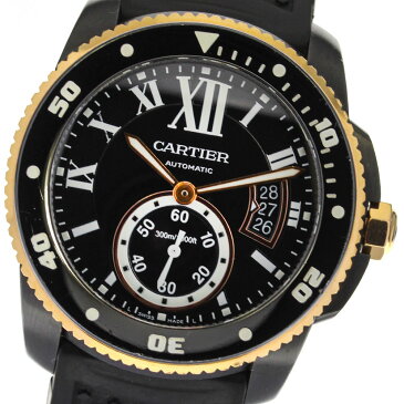 【CARTIER】カルティエ カリブル ドゥ カルティエ ダイバー デイト W2CA0004 自動巻き メンズ_703141【中古】