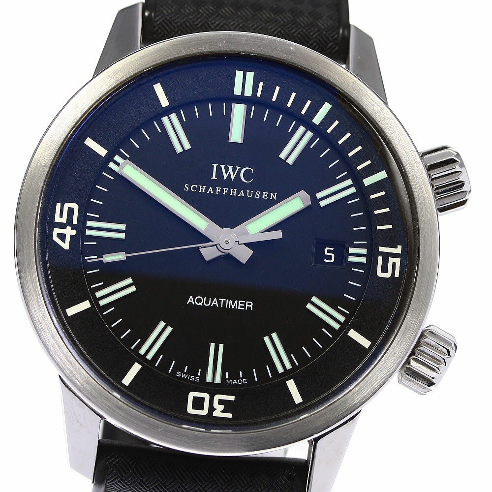 ☆良品【IWC SCHAFFHAUSEN】IWC ヴィンテージ アクアタイマー IW323101 自 ...