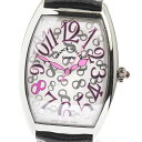 ☆良品【FRANCK MULLER】フランクミュラー トノーカーベックス ピンクーオーキッド 5850B.SC 自動巻き メンズ_702983【ev10】【中古】