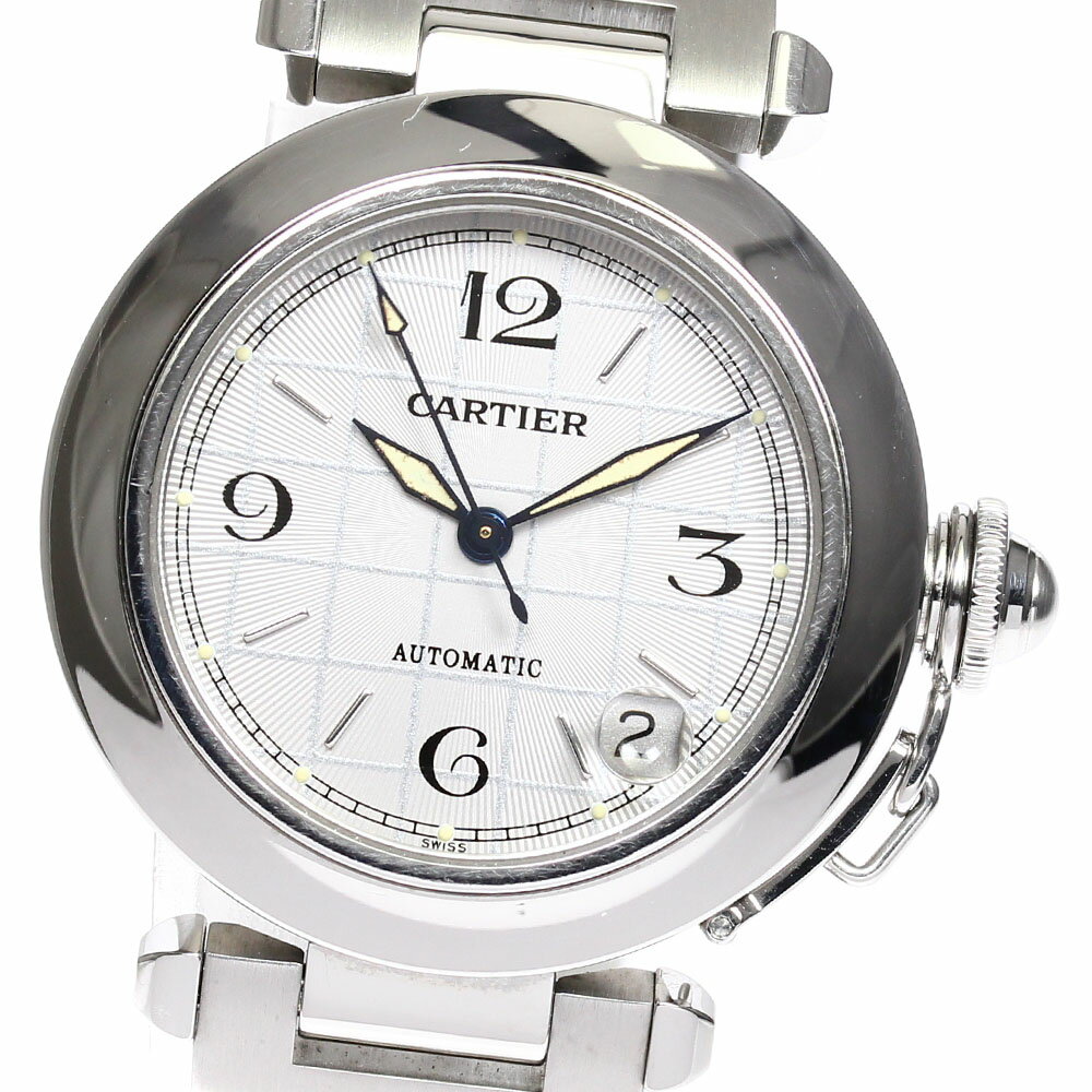 ★保証書付き【CARTIER】カルティエ パシャC W31023M7 自動巻き ボーイズ_704472【中古】