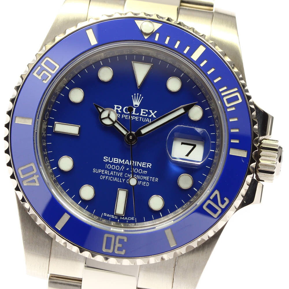 ☆良品★保証書付き【ROLEX】ロレックス サブマリーナ デイト ランダム 116619LB 自動巻き メンズ_676346【中古】