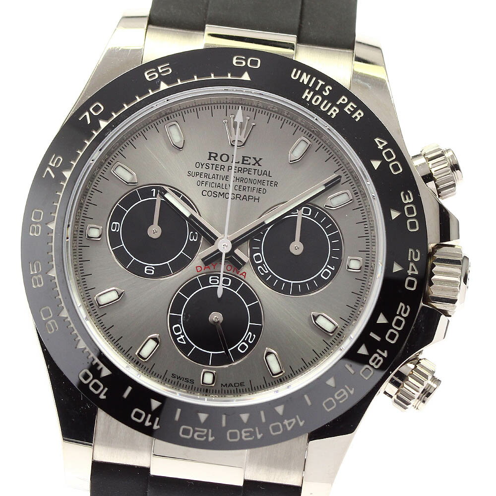 ☆良品★保証書付き【ROLEX】ロレックス デイトナ コスモグラフ スチールブラック K18WG ランダム 116519LN 自動巻き メンズ_679297【中古】のサムネイル