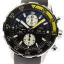 ☆美品【IWC SCHAFFHAUSEN】IWC アクアタイマー クロノグラフ デイデイト IW37 ...