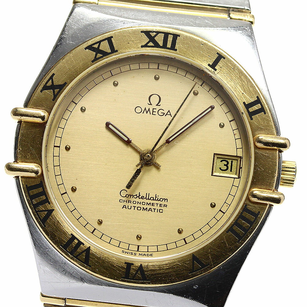 【OMEGA】オメガ コンステレーション YGコンビ フルバー Cal.1110 自動巻き メンズ_701708【中古】