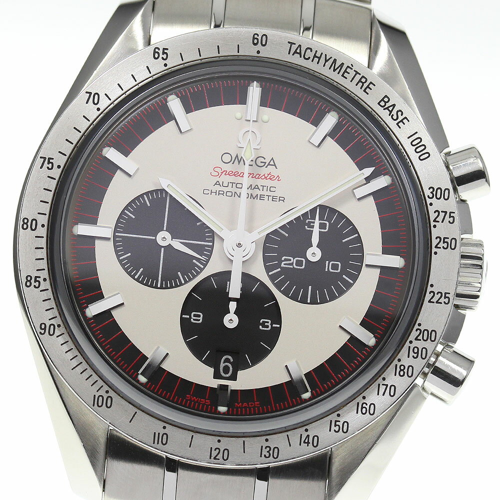 ☆良品【OMEGA】オメガ スピードマスター シューマッハ レジェンド クロノグラフ デイト 3559.32 自動巻き メンズ_678566 【2210】【中古】