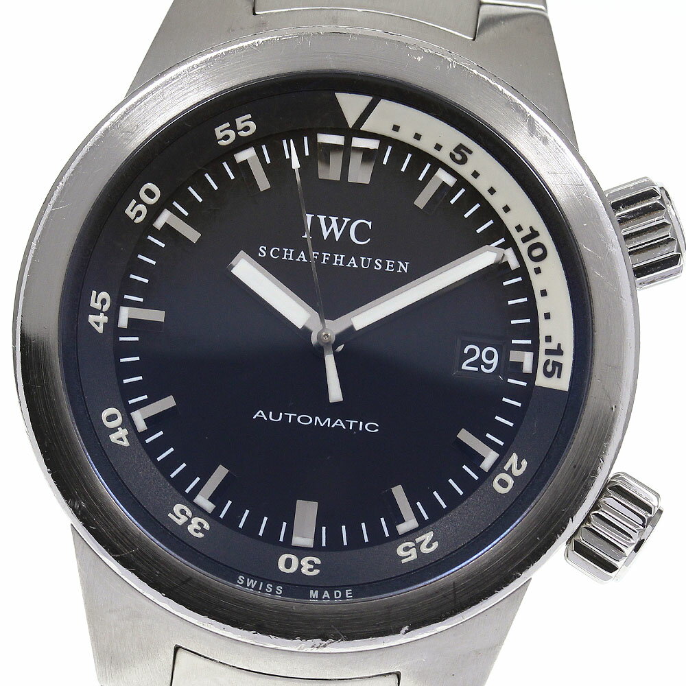 【IWC SCHAFFHAUSEN】IWC アクアタイマー デイト IW354805 自動巻き メン ...