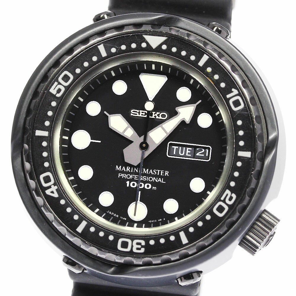 ☆良品★箱付き【SEIKO】セイコー プロスペックス マリーンマスター デイデイト 7C46-0AA0/SBBN013 クォーツ メンズ_707665【中古】のサムネイル