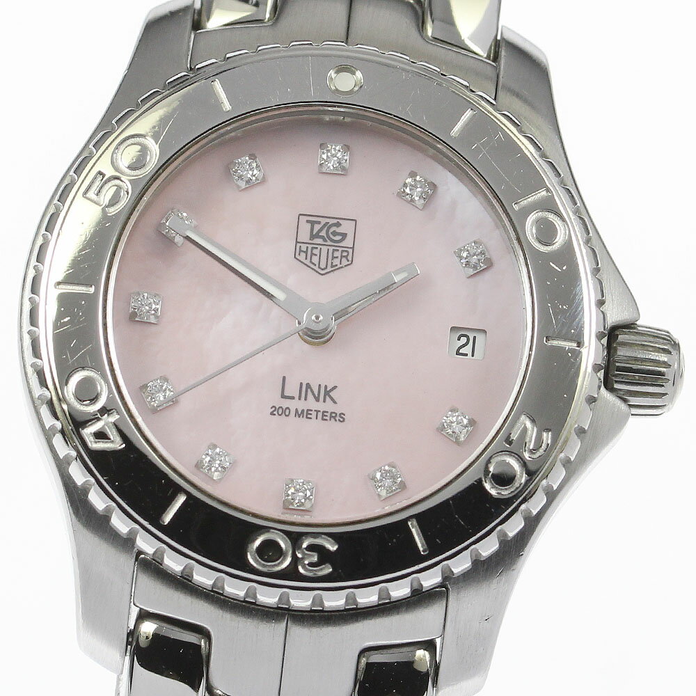 【TAG HEUER】タグホイヤー リンク デイト 11Pダイヤ WJ131C-1.BA0573 ク ...