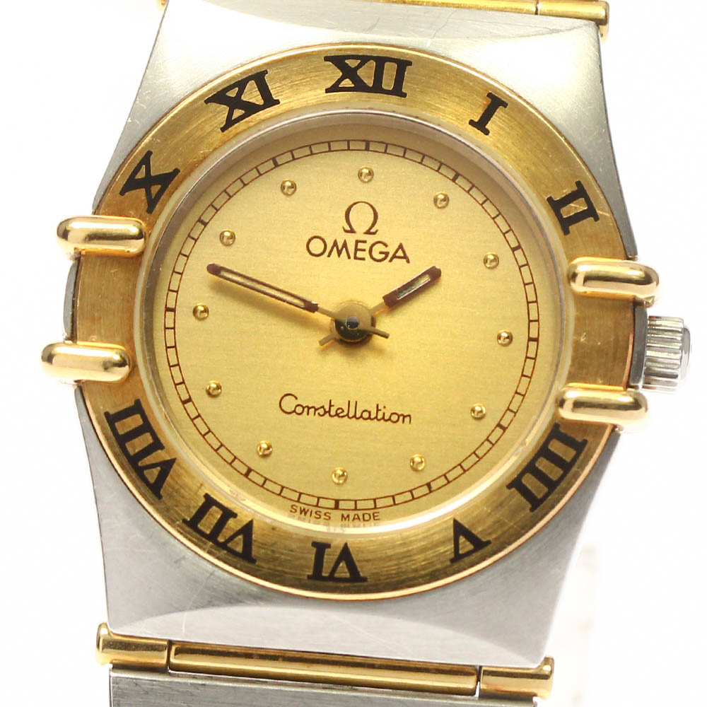 【OMEGA】オメガ コンステレーション フルバー クォーツ レディース_707917【中古】