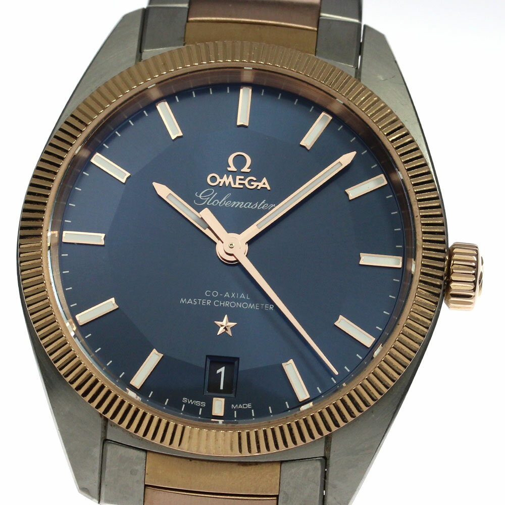 ☆良品【OMEGA】オメガ コンステレーション グローブマスター コーアクシャル 130.20.39.21.03.001 自動巻き メンズ_710275【中古】