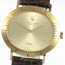 【ROLEX】ロレックス チェリーニ K18YG cal.1602 4083 手巻き メンズ_713514【中古】