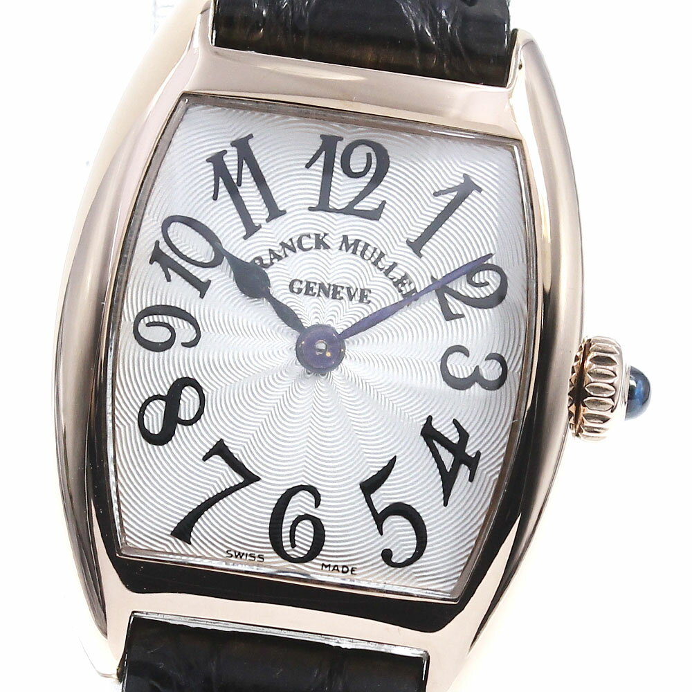 フランクミュラー FRANCK MULLER 2251QZ トノーカーベックス K18PG クォーツ レディース _713404【ev20】【中古】