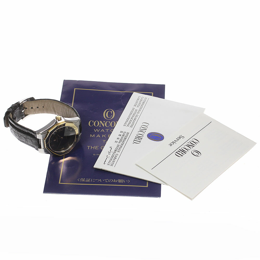 コンコルド Concord 15.A9.112 マリーナ デイト YGベゼル 自動巻き メンズ 保証書付き_715342【中古】