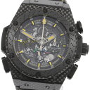 ★箱 保証書付き【HUBLOT】ウブロ ビッグバン キングパワー アイルトンセナモデル 719.QM.1729.NR.AES10 自動巻き メンズ_705950【中古】