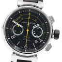ルイ・ヴィトン LOUIS VUITTON Q102B タンブール クロノグラフ 自動巻き メンズ 内箱・保証書付き_717884【中古】