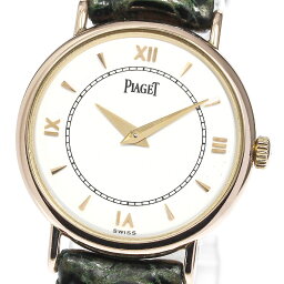 ピアジェ PIAGET 8005N トラディション K18PG 120周年記念 クォーツ レディース 保証書付き_714077【中古】