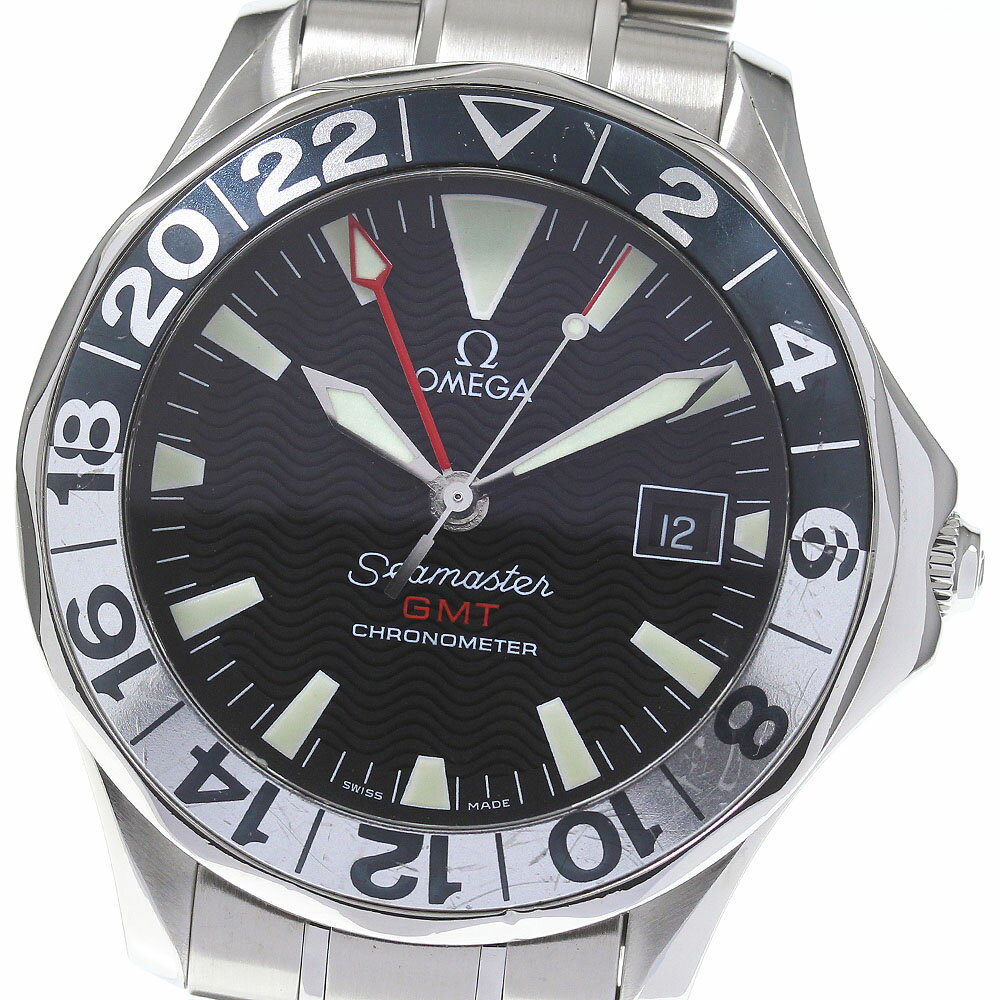 【OMEGA】オメガ シーマスター300 GMT ジェリーロペスモデル 2536.50 自動巻き メンズ_713420【ev20】【中古】