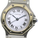 ☆訳あり【CARTIER】カルティエ サントスオクタゴンSM 自動巻き レディース_595857【中古】