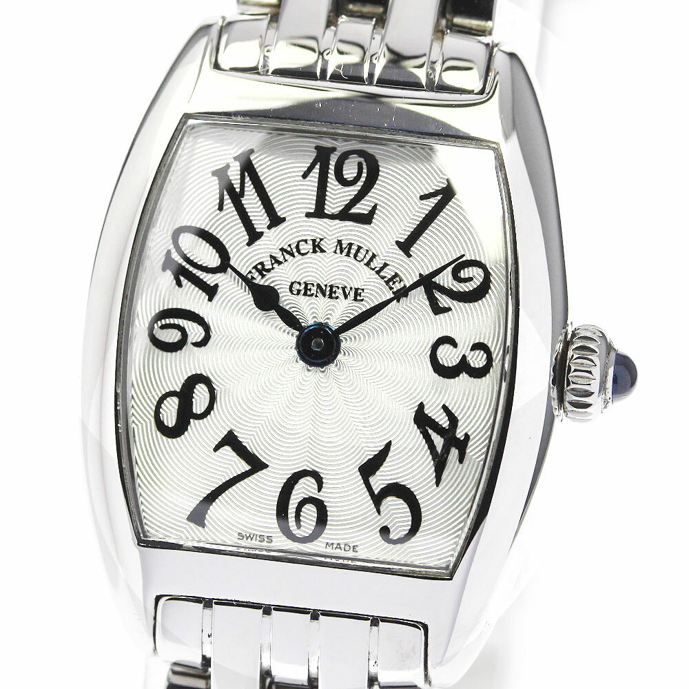 ☆良品★箱付き【FRANCK MULLER】フランクミュラー トノー カーベックス 2251QZ クォーツ レディース_717962【ev20】【中古】