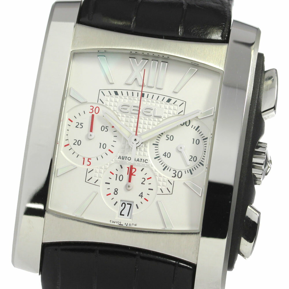 ★箱・保証書付き【EBEL】エベル ブラジリア クロノグラフ 自動巻き メンズ_723347【中古】