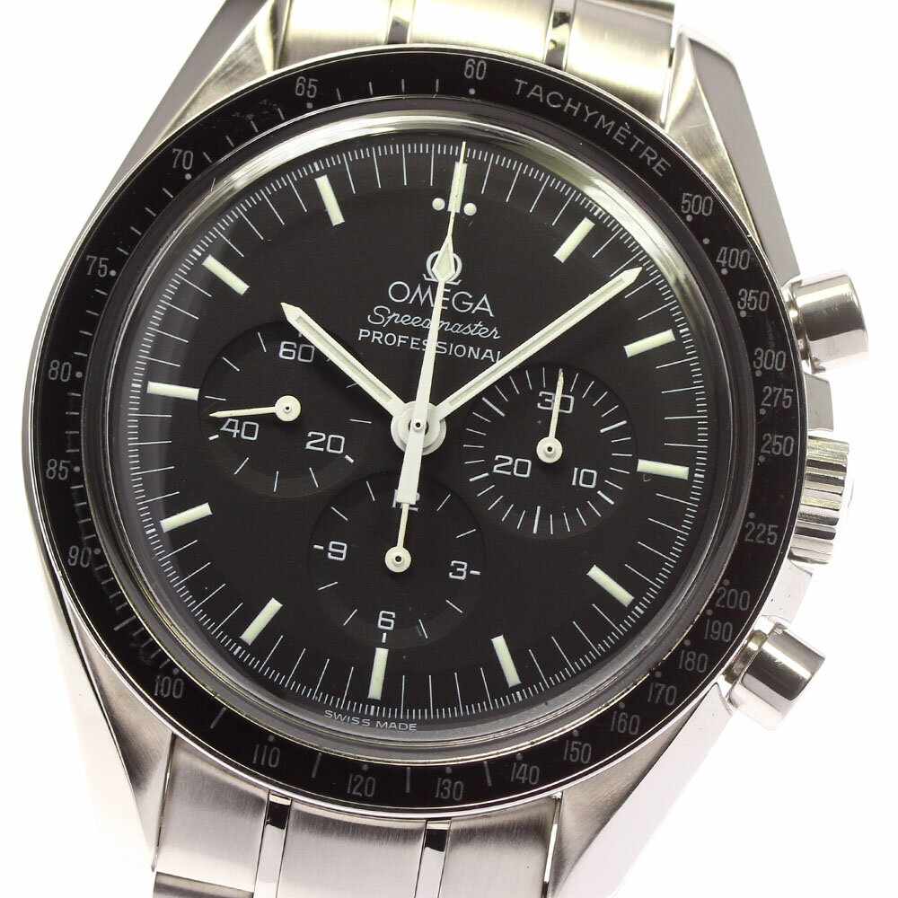 ☆美品 【OMEGA】オメガ スピードマスター プロフェッショナル アポロ11号 9999本限定 3560.50 手巻き メンズ_721356【中古】