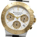 ★箱・保証書付き【BVLGARI】ブルガリ ディアゴノ スポーツ クロノグラフ デイト CH35SG 自動巻き メンズ_730283【中古】 その1