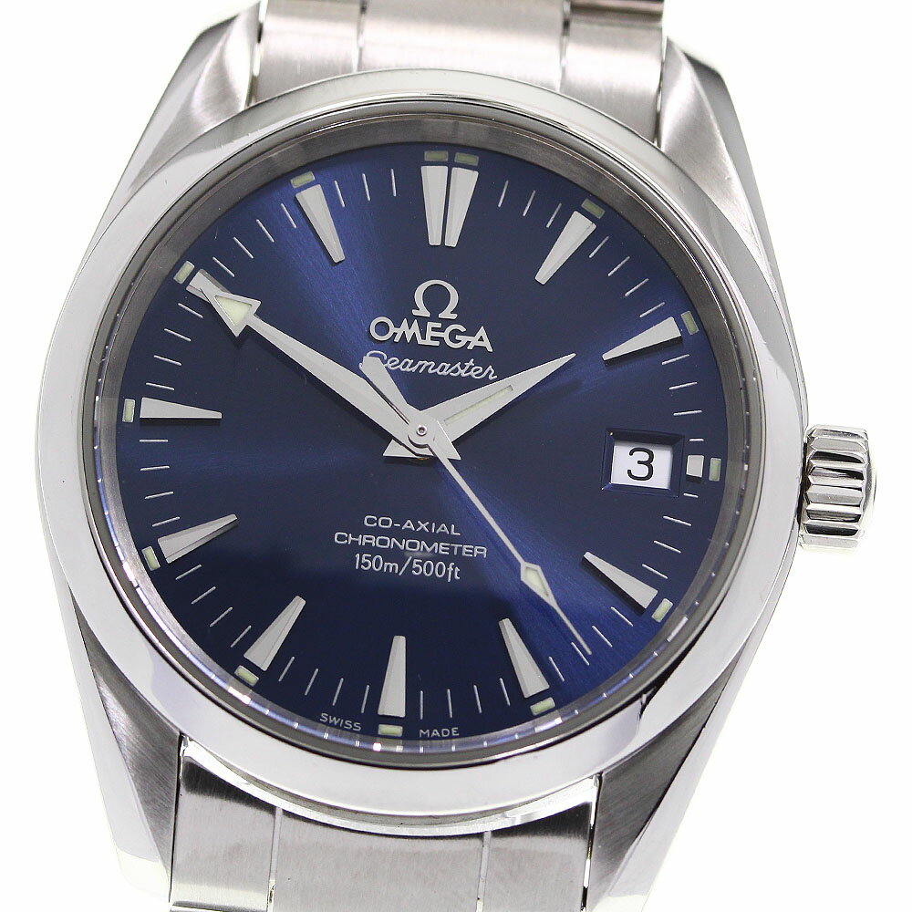 ☆良品 【OMEGA】オメガ シーマスター アクアテラ 2504.80 自動巻き ボーイズ_721073【ev20】【中古】