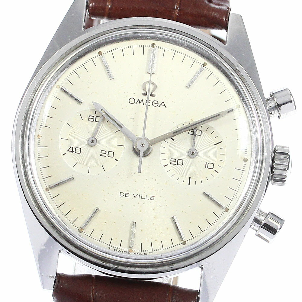 【OMEGA】オメガ デビル クロノグラフ ヴィンテージ cal.860 145.017 手巻き メンズ_681798【ev20】【中古】