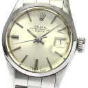 ☆訳あり ★保証書付き【ROLEX】ロレックス オイスター パーペチュアル デイト cal.1161 Ref.6516 自動巻き レディース_702138【中古】