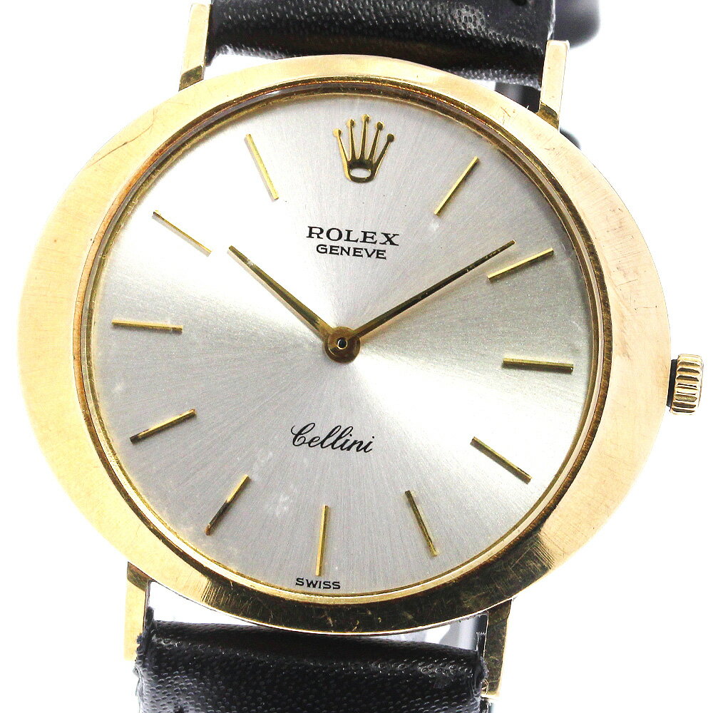 【ROLEX】ロレックス チェリーニ K18YG cal.1600 3758 手巻き メンズ_732407【中古】