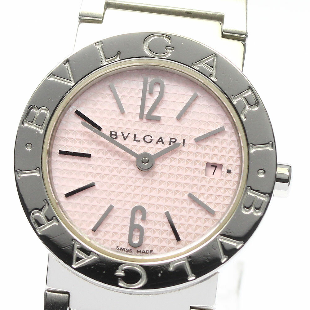 ☆良品 【BVLGARI】ブルガリ ブルガリブルガリ デイト BB26SS クォーツ レディース_723160【ev20】【中古】