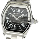 ☆美品 【CARTIER】カルティエ ロードスターLM デイト W62041V3 自動巻き メンズ_ ...