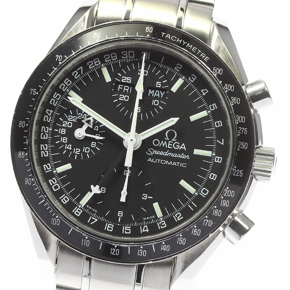 【OMEGA】オメガ スピードマスター マーク 40 コスモス トリプルカレンダー 3520.50 自動巻き メンズ_731687【中古】