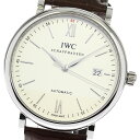 ☆良品 ★箱付き【IWC SCHAFFHAUSEN】IWC ポートフィノ デイト IW356501 自動巻き メンズ_735621【ev10】【中古】