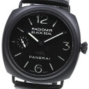 ☆美品 ★内箱付き【PANERAI】パネライ ラジオミール ブラックシール OP6723 PAM00 ...