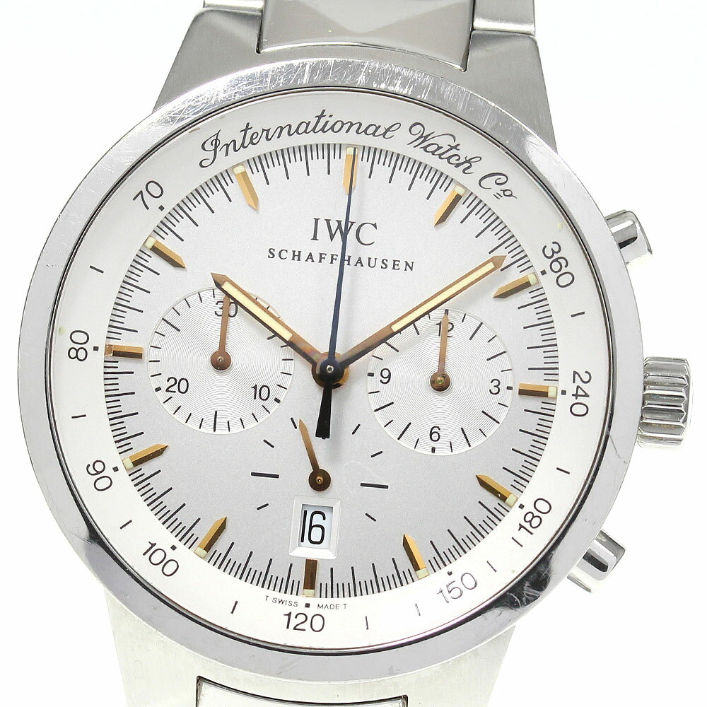 ☆ジャンク 【IWC SCHAFFHAUSEN】IWC GST クロノグラフ メカニカル IW372703 クォーツ メンズ_717257【ev20】【中古】